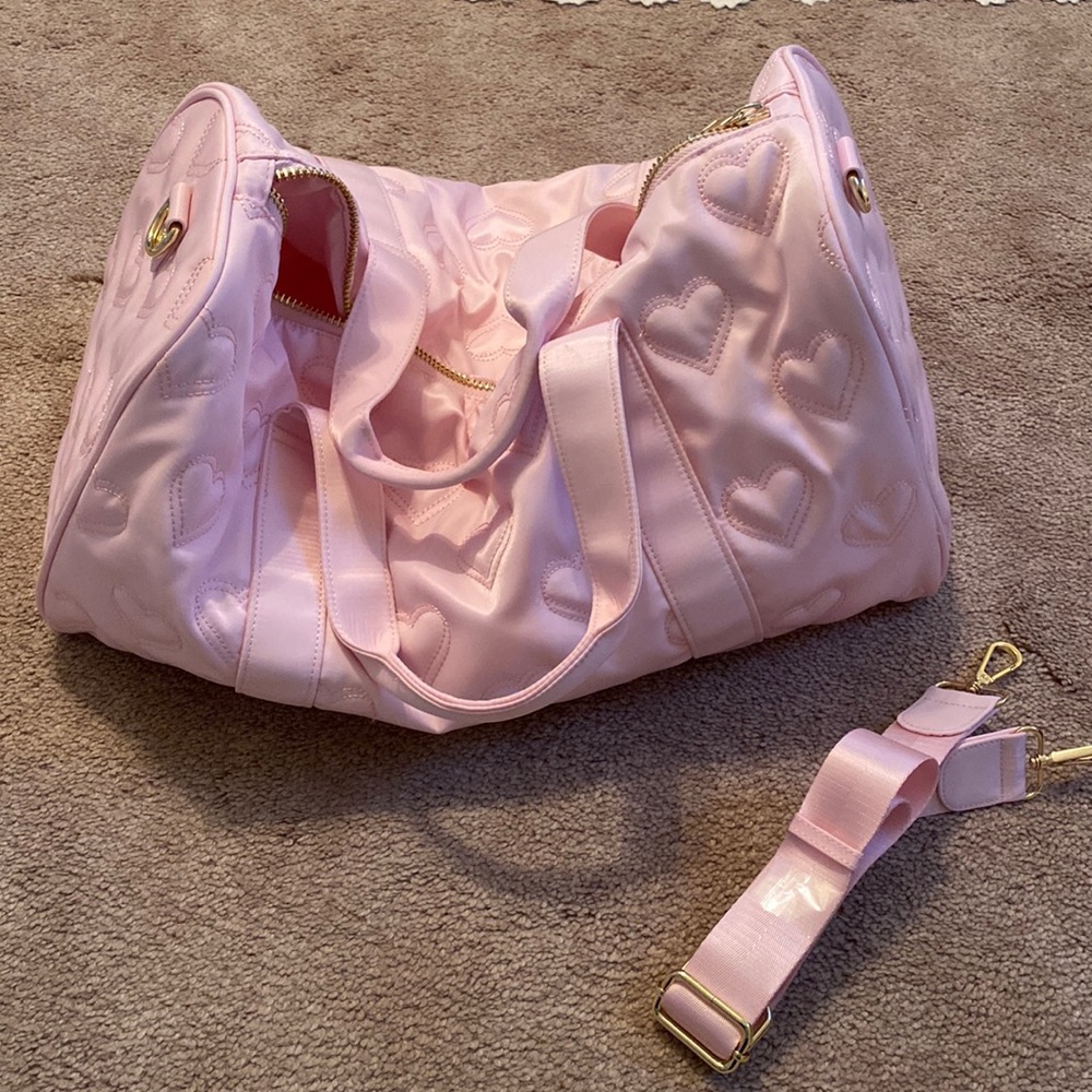 Stoney Clove Lane x Target pink heart duffle